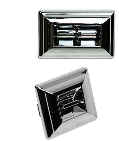 TRQ Fensterheberschalter, Chrom, 2 Stück, für Chevy GMC Pontiac