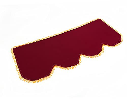 Piano Keyboard Cover Electric Piano Music Keyboard Protector Cover for Digital Electric Pianos(Burgundy (for 88 Key Oversized))