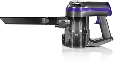 CLEANmaxx Akku-Zyklonstaubsauger Plus | Kabellos & leise für eine gründliche Reinigung | Mit praktischer LED-Beleuchtung, 3 Aufsätzen & cleverem Filter-Reinigungssystem