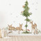 Mica-Mica Waldtiere Wandtattoo fürs Kinderzimmer, Wanddeko, Wandsticker (X-Large, Rehkitze mit Baum)