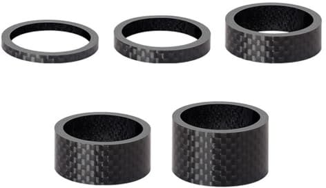 HOUSON 5PCS Bicycle Ahead Stem Spacer, Bicycle Handlebar Spacer Bike Headset Spacers Spacers Stem Spacer Rings 3mm/5mm/10mm/15mm/20mm