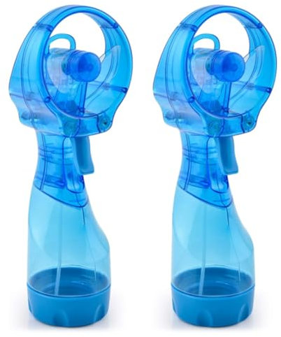 Breeshy ventilador de pulverización de agua con pilas (2 piezas)