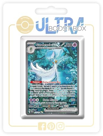 Gardevoir ex 233/091 Alternativo Pokémon Gallery Secreta - Ultraboost X Écarlate et Violet 4.5 - Destinées de Paldea Box de 10 Cartas Pokémon Francés