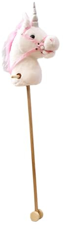 Steckenpferd aus Holz, Wieher- und Galoppgeräusche, mit realistischen Soundeffekten, Steckenpferd für Jungen, Mädchen, Kinder, Pferd