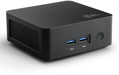 Mini PC Narrow Box Black - Intel N150, 16 GB RAM, 1000 GB SSD, Windows 11 | 4x 3600 MHz, M.2 NVMe, DDR4, Intel UHD Grafik, HDMI 2, USB 3.2, BT 5.2, Win11 Home, AX WLAN, günstiger Office Computer