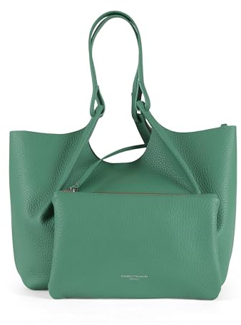 Gianni CHIARINI Taschen BS9720 aus Zinn, TMORO DUA, Maße: 40 x 30 x 15 cm, AI24, Schwarz , 34x38x16