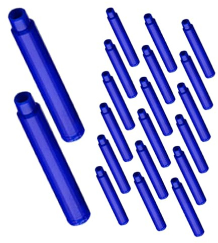 OSALADI 100stücke Tintennachfüllungen Für Füllfederhalter Hitzelöschbare Schnelltrocknende Tintenpatronen Ersetzbar Gleichmäßiger Tintenfluss Für Glattes Schreiben in Schule Und Büro