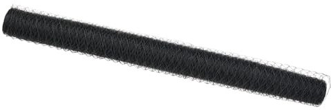 vidaXL Clôture hexagonale Gris 1 x 50 m Acier, Barrière extérieure moderne, maille de sécurité élégante pour espace stylé, intimité jardin, clôture résistante