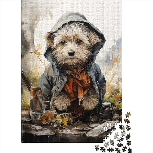 Bear in Coat Jigsaw Puzzle 1000 Piece for Adults Paper Relaxation