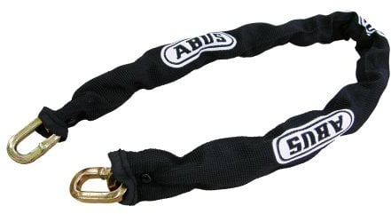 ABUS Cadena 8KS - para asegurar bicicletas, objetos y más - cadena de 8 mm de grosor - se puede combinar con un candado - 110 cm de largo, negro