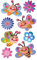AVERY Zweckform 54053 Kinder Sticker Blumen (3D Effekt) 8 Aufkleber