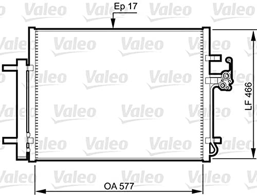 VALEO Kondensator, Klimaanlage