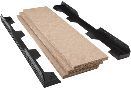 Fixings Loft Ledge Truss Shelving Kit - 1 Shelf - Modern - Attic Clothes Shelf - Shelf