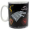 ABYSTYLE - Game of Thrones -Tasse - 460 ml - Sigles & Throne