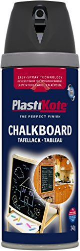 Plasti-kote Premium Spray Paint 400ml Chalkboard Black