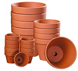 Pots en terre cuite, Ø 18 cm, 10 pc.