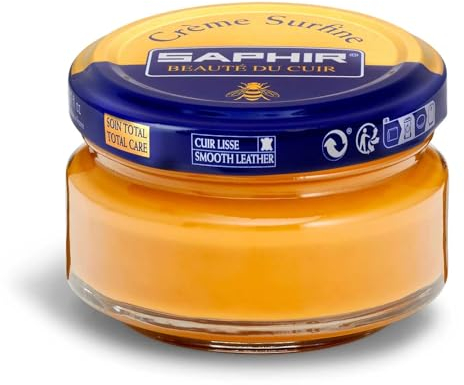 Saphir Cirage Surfine pour Chaussures, Jaune Caramel, 50 ml , 1 Unité