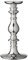 Lene Bjerre CAVENDISH Kerzenständer silber 27 cm