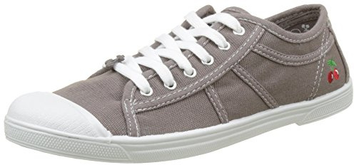 Le Temps des Cerises Basic 02, Damen Low-top, Grau (Charcoal Charcoal), 38 EU