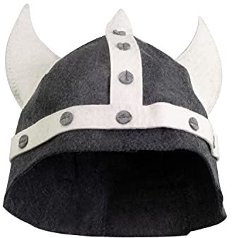 Saunahut - Modell Germanius (dunkel) - 100% Wollfilz - Saunamütze aus Filz für Damen und Herren