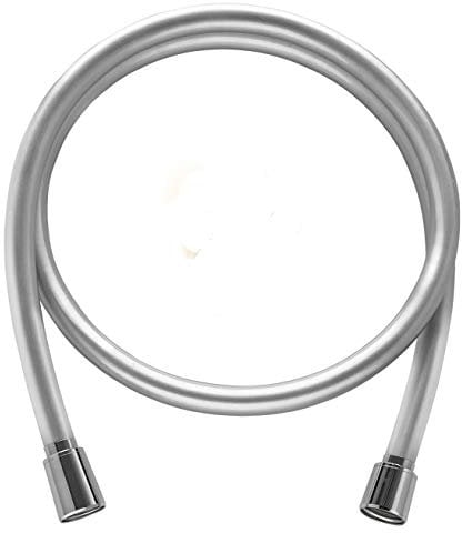 SHP Premium Brauseschlauch Made in Germany - Standard Universalanschluss und antibakterielle Oberfläche Brauseschlauch in Silber glatt mit Verdrehschutz