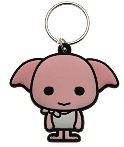 Pyramid Rubber Keychains - Harry Potter (Dobby Chibi), 4.5 x 6 cm