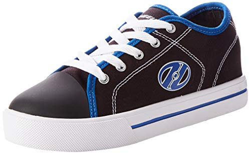 Heelys Boy's Classic X2 Trainers, Black Black White Snorkel Blue Black White Snorkel Blue, 2 UK