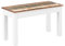 Woodkings® Bank Holz weiß massiv, rustikal Flurmöbel Vintage, Sitzbank Perth Holzbank