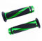 SFONIA 2pz Manopole Manubrio Moto Impugnatura 22MM 7/8 Gomma Antiscivolo Universale per Moto Scooter Quad Cruiser Off Road (Verde)