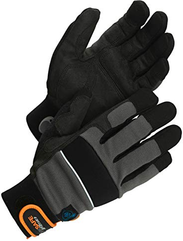 Worksafe M50 Arbeitshandschuhe Thermo, Winter, robust, atmungsaktiv, 6 Paar, Gr. 9=L, schwarz/gefüttert