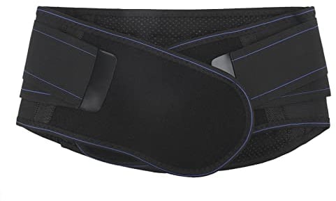 IPENNY Wärmegürtel Nierengurt Elastische Selbsterwärmende Rückenbandage wärmender Lendenwirbelstütze Rückenstützgurt Bodybuilding Lendengürtel Sportschutz