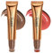 Flüssige Kontur Beauty Wand, Gesichts Highlighter und Bronze Stick mit Kissen Applicator befestigt, Schimmer lange anhaltende seidige Creme Gesicht Highlighter Bronze Make-up Stick #2PCS (01-03)