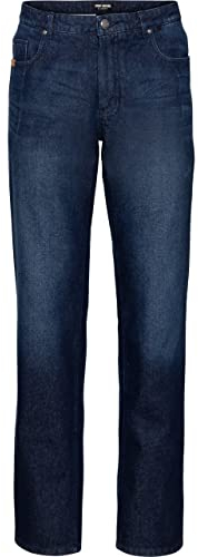 Spirit Motors Straight Mid Cole Jeans - Motorradhose Motorradjeans mit Protektoren blau 31/30