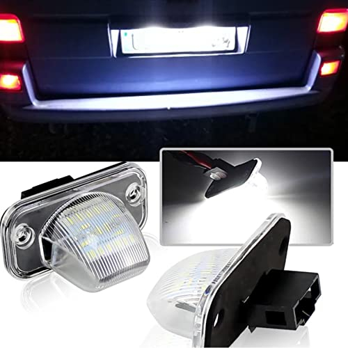 2 Stück Kennzeichenbeleuchtung für V/W T4 90~03, für T/ransporter S/yncro 1993~2004, für C/andy 04~, für J/etta S/yncro 05~ Autonummernlampe 12V
