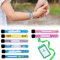 Notfall-Armband für Kinder, Namensarmband Kinder, ID Armband, SOS Armband Kinder, Sicherheitsarmband, ID Armband Kinder, Notfall-Armband für Kinder & Ausweishalter, Wiederverwendbares, 9PCS