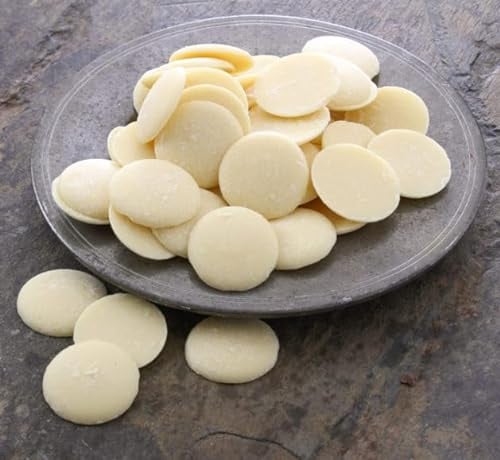 Standard Quality White Chocolatey Callets 1Kg - Bakers Street - White Chocolatey Callets for Baking and Desserts – Ideal for Cakes, Muffins, Cookies, Pastries, and All Your Baking Needs