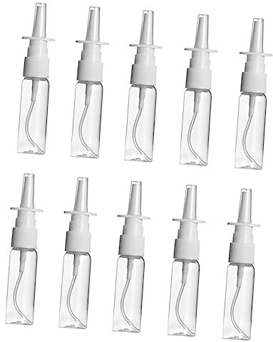 DOITOOL 10stücke Nasensprühflasche Leer Sprühflasche Mit Langer Spitze Leere Flaschen Aus Kunststoff Tragbare Sprühflasche Für Reisen Und Outdoor-aktivitäten Transparent