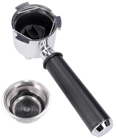 LUTH Premium Profi Parts Portafiltro con filtro compatible con Delonghi As00002447 para cafetera portafiltros