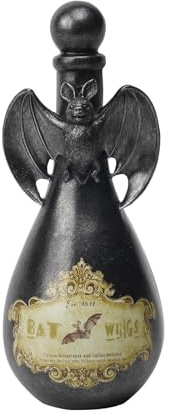 Cynkeyee Halloween Potion Bottles Bat - Resin Spooky Home Decor