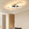 DELIPOP LED Deckenleuchte, 36W 3800LM Moderne Deckenlampe Wohnzimmer, Deckenbeleuchtung aus Aluminium LED Lampe Silber für Schlafzimmer Küche Eingang Flur, 3000K Warmweiß