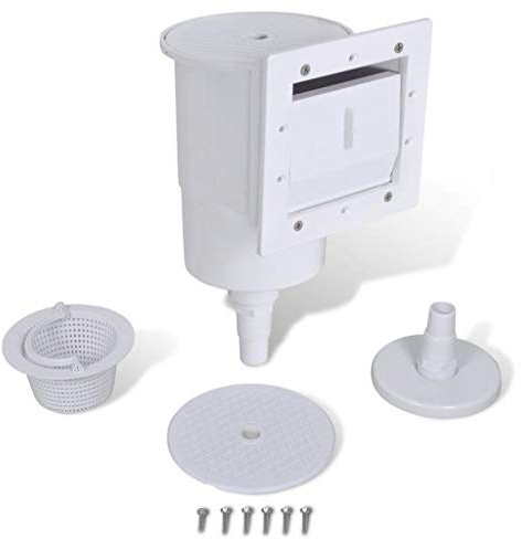ZEYUAN 8-TLG. Pool Skimmer 21 x 25 x 30,5 cm, Skimmer Pool, Einbauskimmer, Oberflächenskimmer 90399