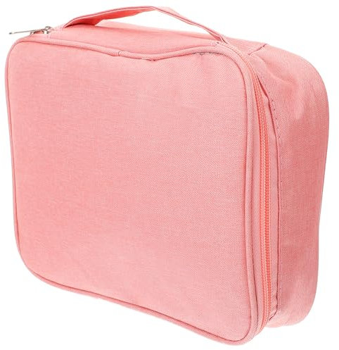 minkissy Blutzuckermessgerät Organizer Tasche für Diabetiker Aufbewahrungstasche für Blutzucker und Pink Tragbar Kompakt für Unterwegs und Reisen