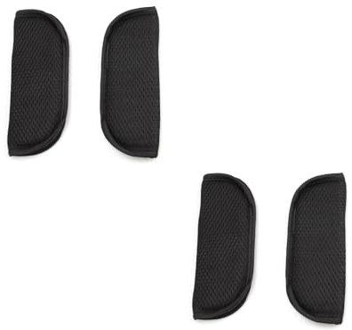 2 Paar Gurtpolster Kinderwagen, AMONENZ Sitzgurt Schulterpolster, 12 * 7 cm Gurtpolster, Abnehmbares Sicherheitsgurt Schultergurt, für Autositzgurt, Rucksack, Schultertasche