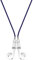 Lawonda Halteband Kompatibel mit AirPods 1/2/ 3, AirPods Pro, Pro 2, PU-Leder Anti-Verlust-Umhängeband für AirPods Strap Halter Band Halterung Magnetisch Sport-Saiten-Umhängeband Marineblau Silber