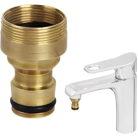 Universal Kitchen Tap Hose Connector - Corrosion Resistant, Easy to Install Adapter for Sink, Garden, Bathroom Watering