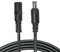 2 Meter Power Supply Extension Cable, Plug 2.1 X 5.5mm Black Universal DC 12V Power Cable, Male to Female Power Supply Adapter Extender Cord for CCTV Security Cameras DVRs LED Strips Routers