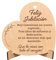 CUBIBOO ART Tarjeta Jubilación en Madera Diseño Artesanal con Soporte- Regalos jubilación - Regalo jubilación hombre - Regalo jubilación mujer - Feliz jubilación - Regalos originales para jubilación
