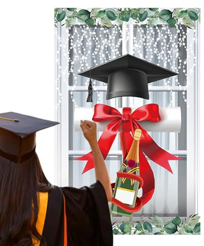Garage Tür Graduation Banner, Graduation Saison Foto Hintergrund