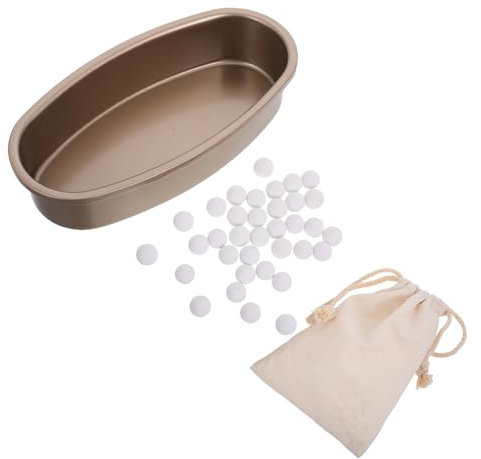 Cabilock Set of 1 Reusable Ceramic Pie Weights Baking Crust Weights Oven Stone for Bread Pizza Crisp Texture Crust Natural Maker Sheet Supply
