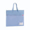 Dokumententasche Zip Beutel 43 x 35 CM, A3 Tragetasche Wasserdichte Doppel-Reißverschluss Nylon Mesh mit Griff Faltbare Groß Etiketten Schüler Büro Liefert Reisetasche Blau